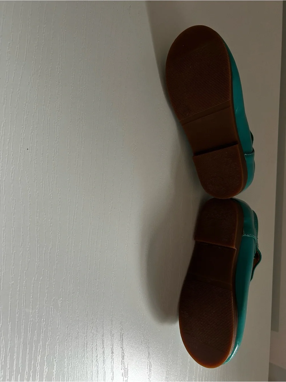 Girls' Teal Patent Mary Jane Shoes - Kids